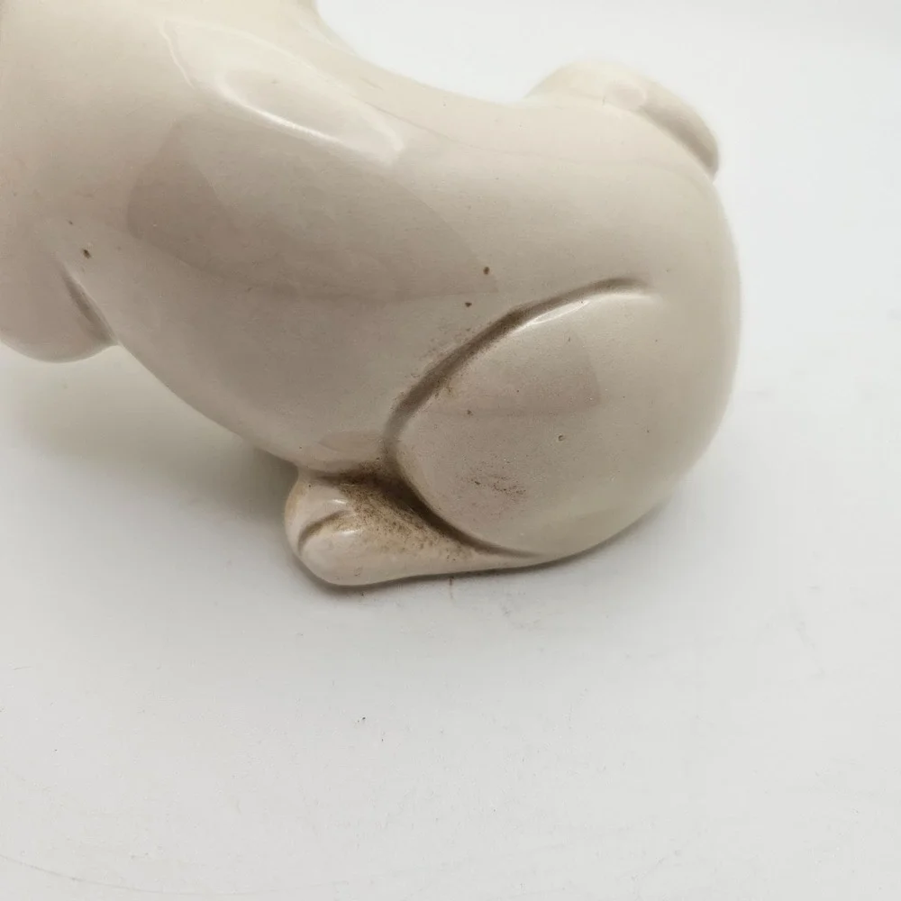 Vintage‎ Sleeping Cat Pepper Shaker Cream Ceramic Kitty Novelty Kitchen Decor